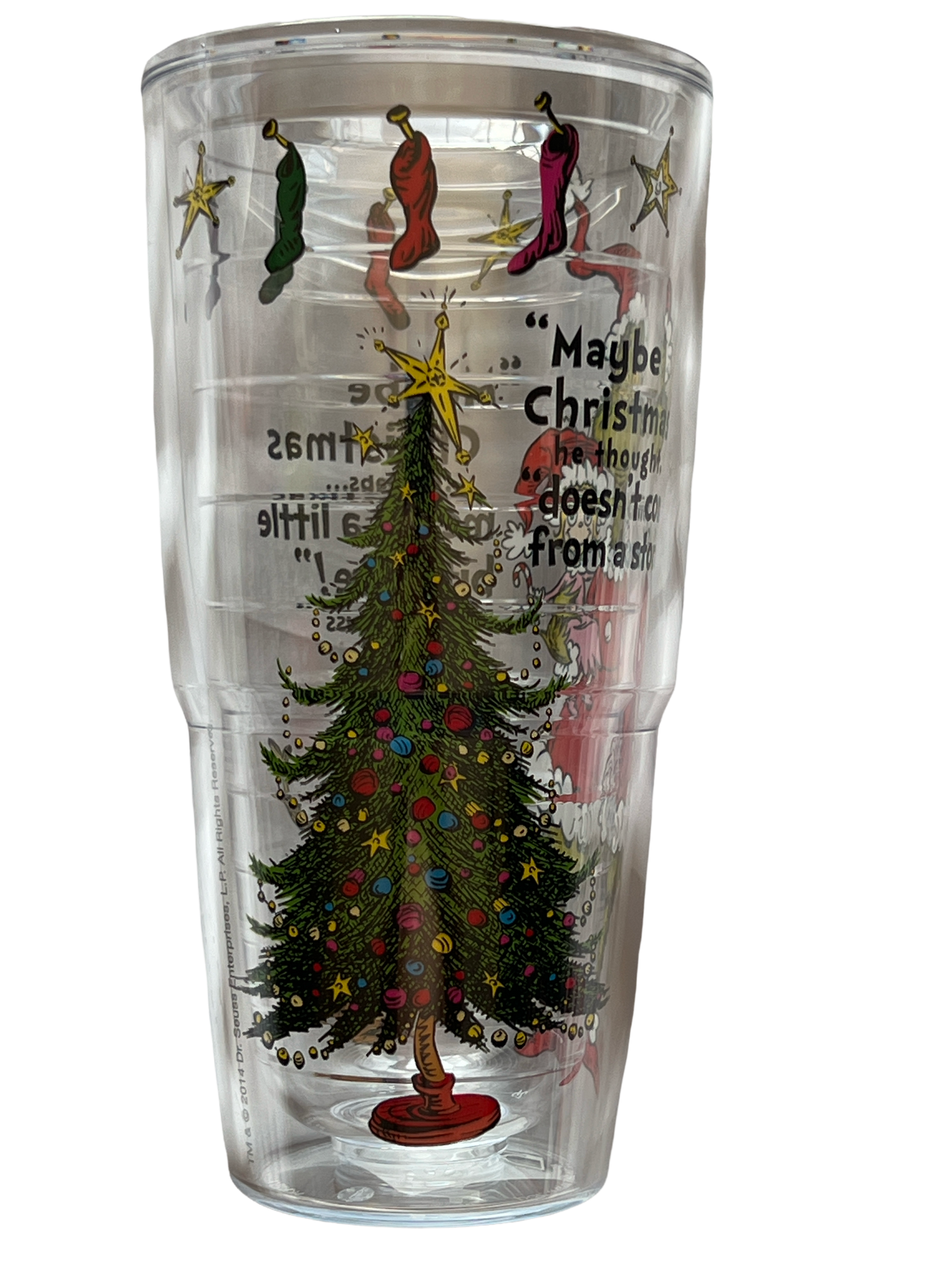 Universal Studios The Grinch Christmas Tervis Cup With Lid