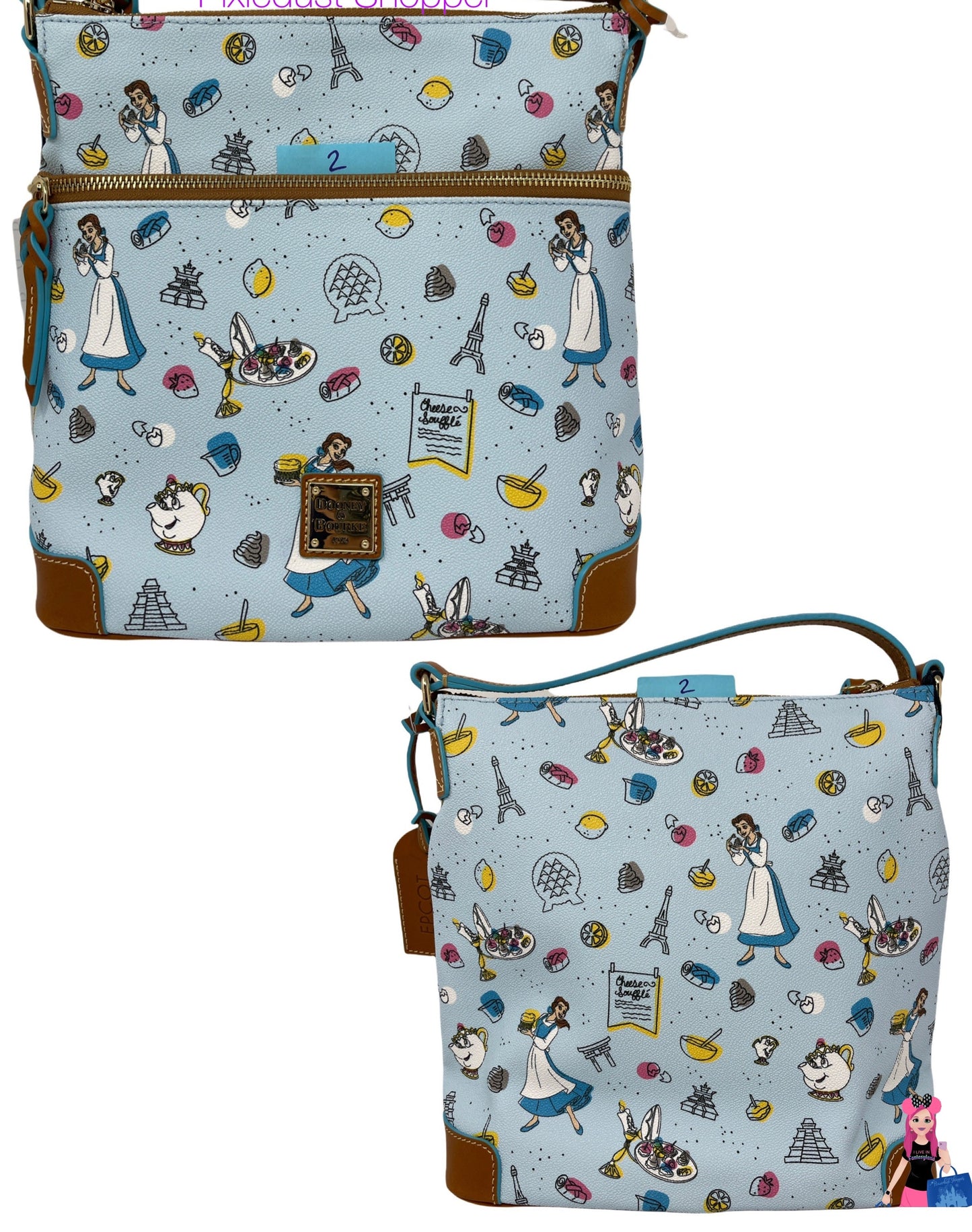 Disney Epcot Food & Wine Festival 2021 Beauty and the Beast Dooney & Bourke Lett