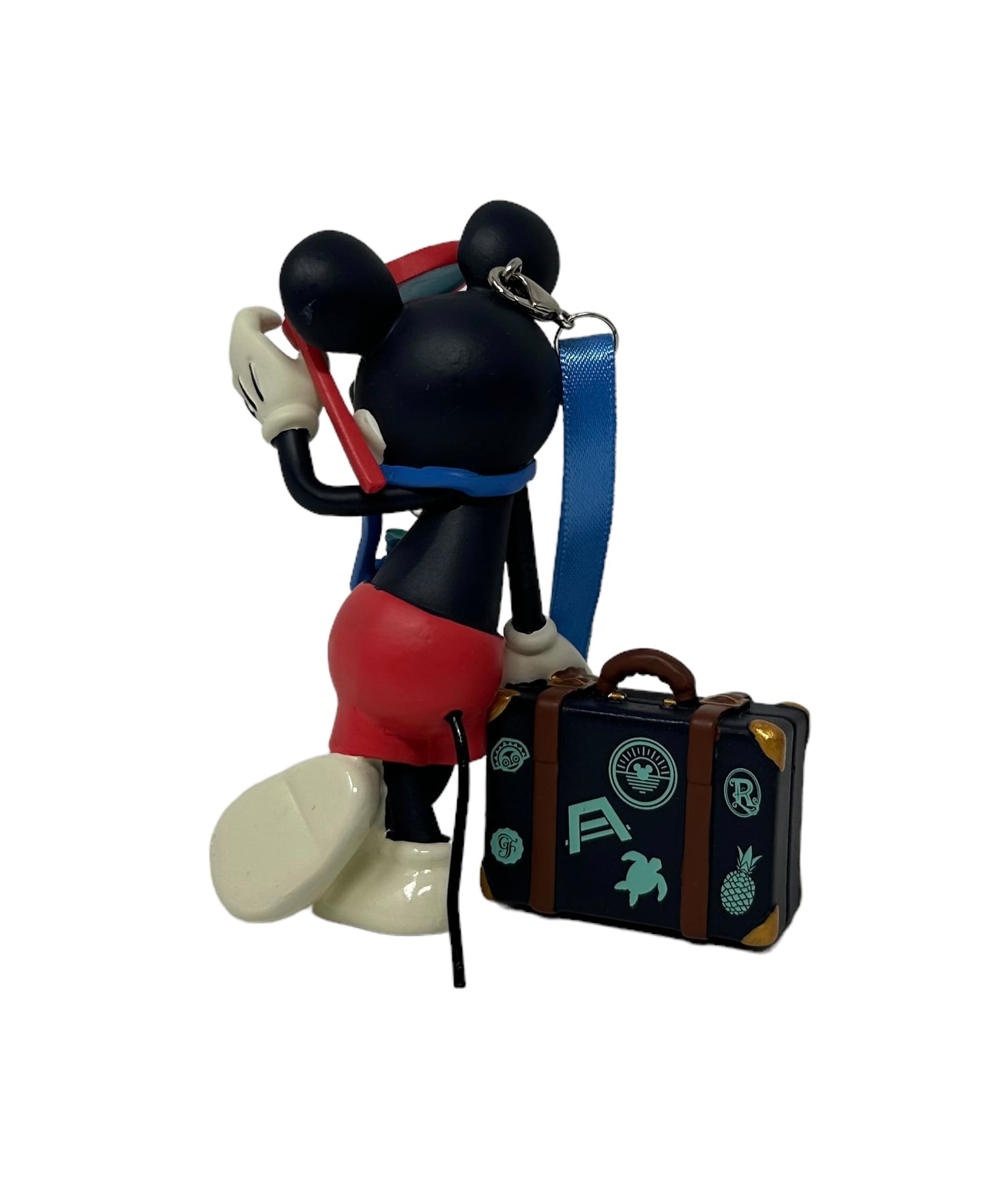 Disney Vacation Club Mickey Figural Ornament with Suitcase 2022