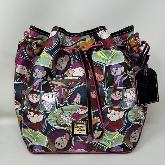 Disney Dooney & Bourke Rescuers Down Under Drawstring Bag Purse