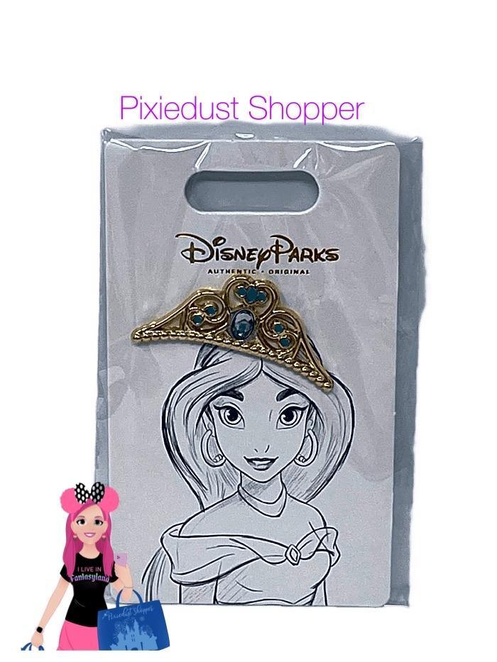 Disney Princess Jasmine Tiara Crown Pin - World of Treasures