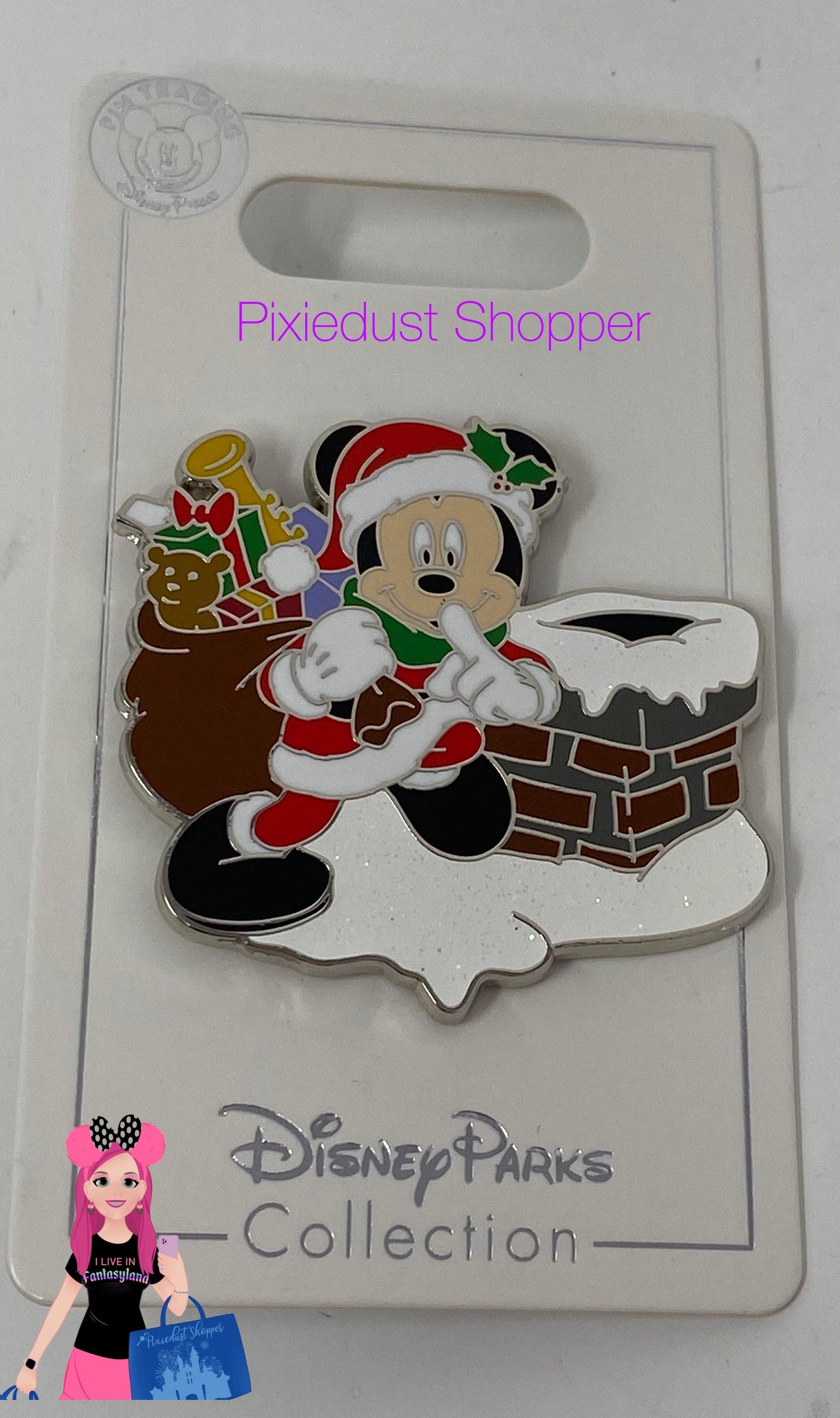 Disney Santa Mickey Mouse Holiday Pin - World of Treasures