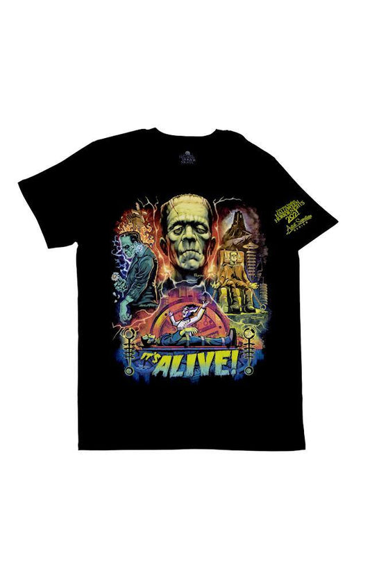 Universal Studios Halloween Horror Nights 2021 Frankenstein Artist Series Shirt - World of Treasures