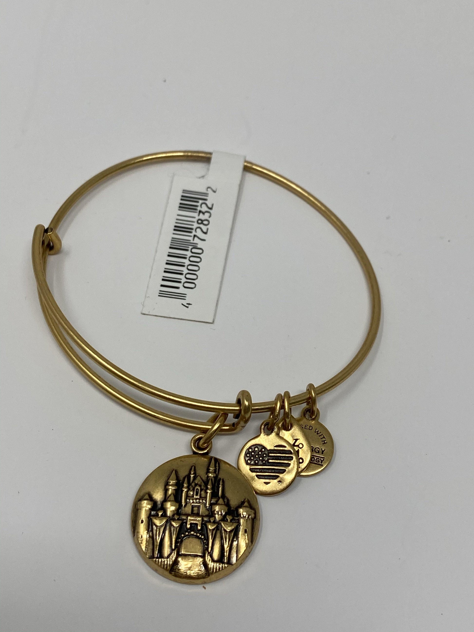 Disney Castle Rose Gold Alex and Ani Bracelet - World of Treasures