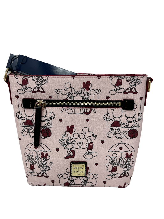 Disney Mickey & Minnie Dooney & Bourke Valentine Crossbody Purse