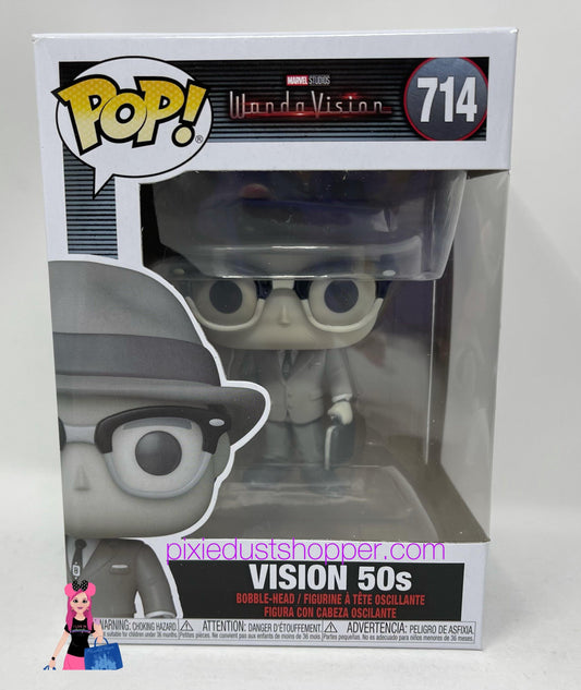 Disney Funko POP WandaVision 714 Vision 50s Figurine - World of Treasures