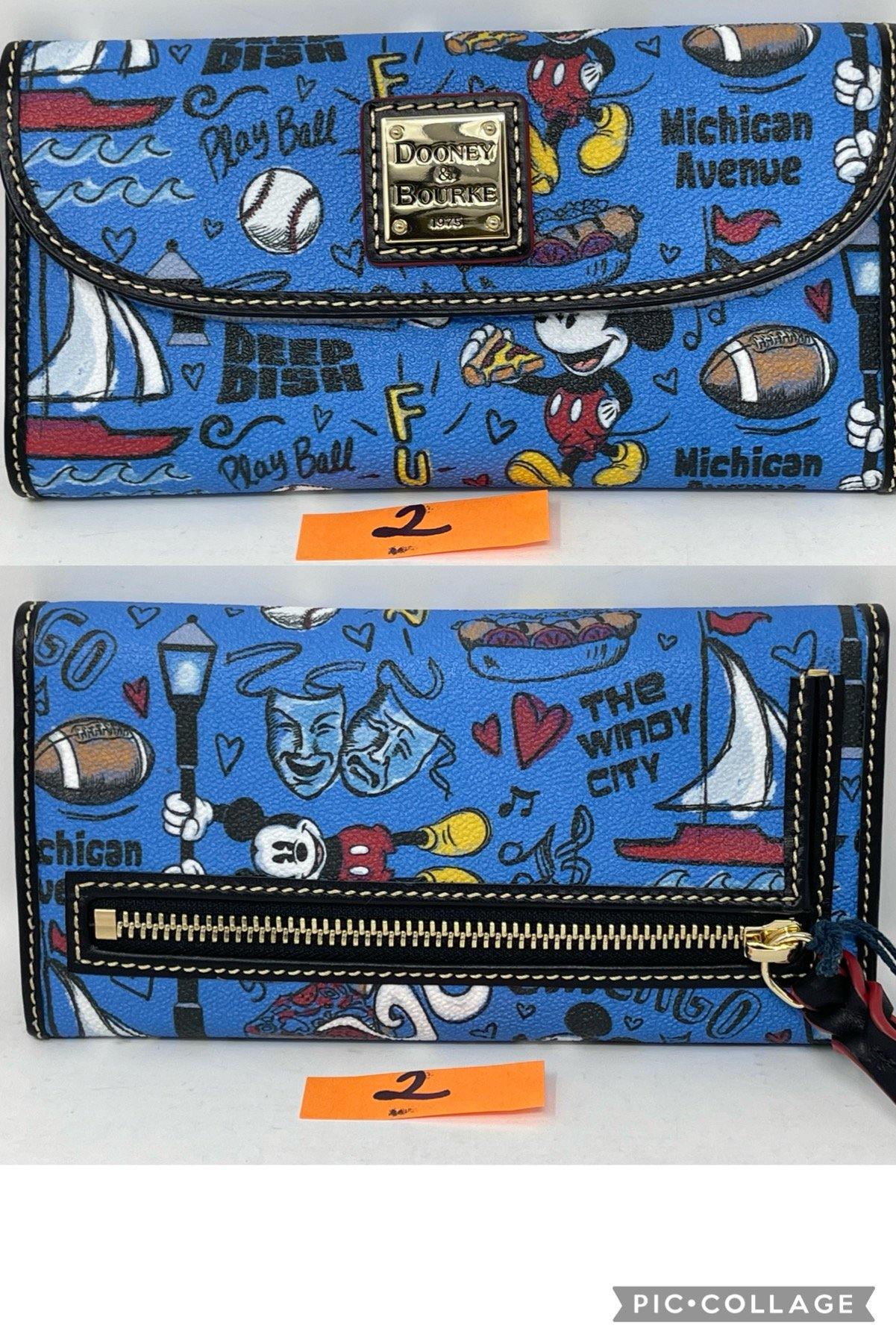 Disney Chicago Mickey Wallet by Dooney & Bourke - World of Treasures