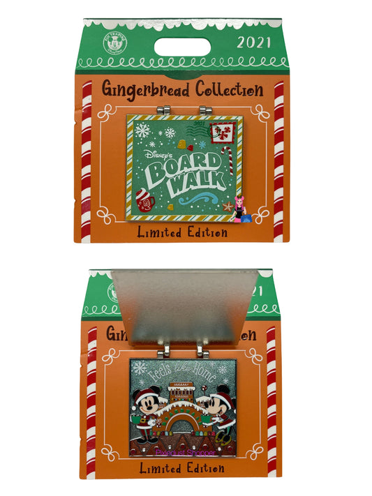 Disney’s Boardwalk Christmas 2021 Limited Edition Gingerbread Collection Hinged