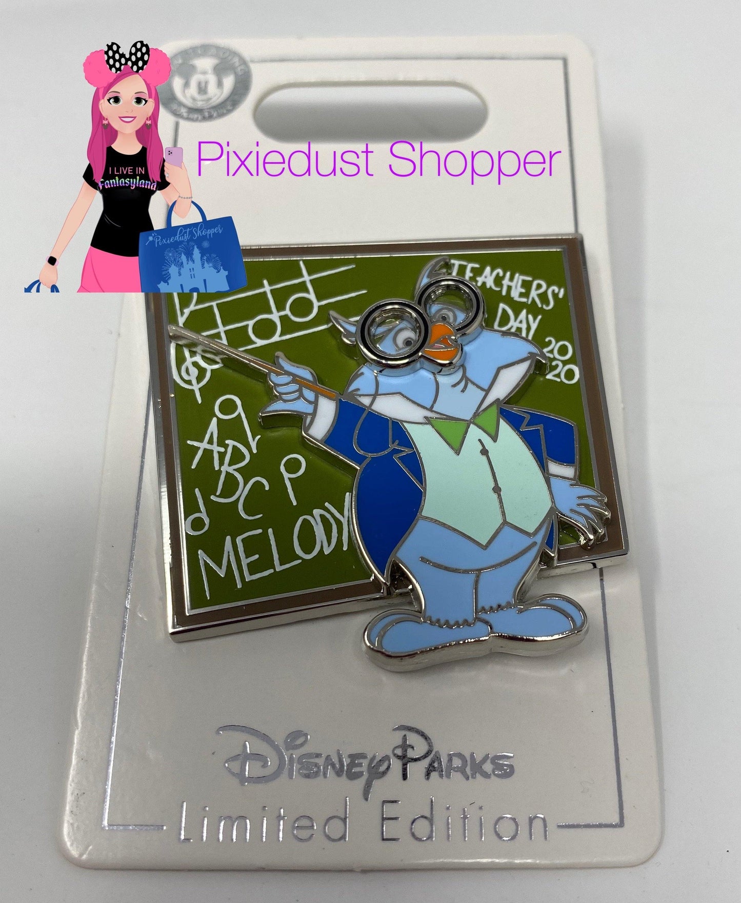 Disney Teachers Day 2020 Professor Owl Pin Limited Edition - World of Treasures