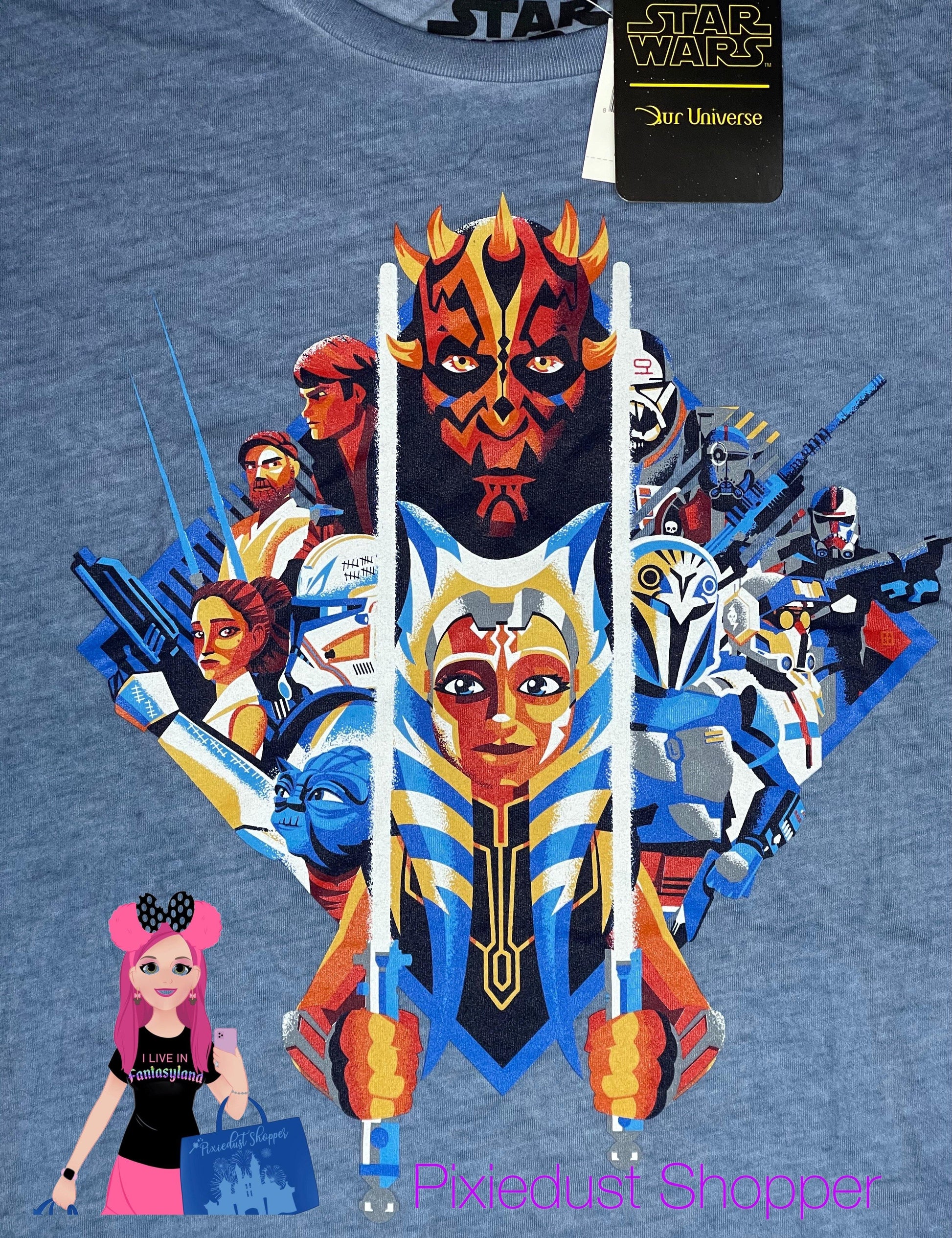 Disney Her Universe Star Wars Clone Wars Ahsoka Tano Shirt - World of Treasures