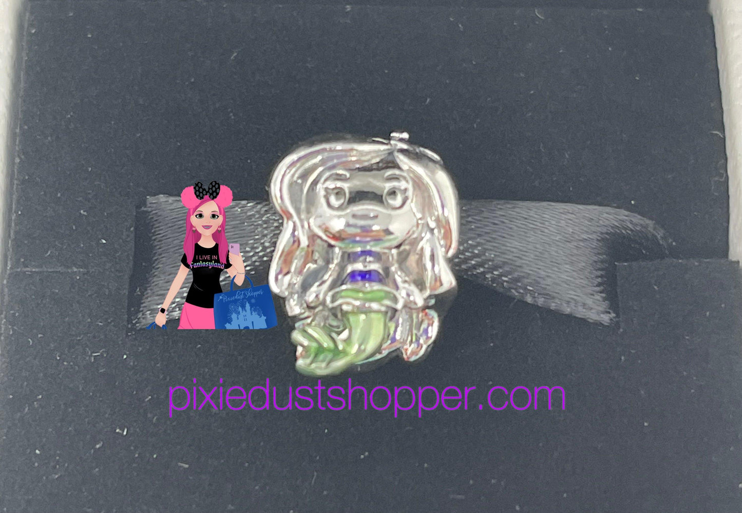 Disney Little Mermaid Ariel Pandora Charm - World of Treasures