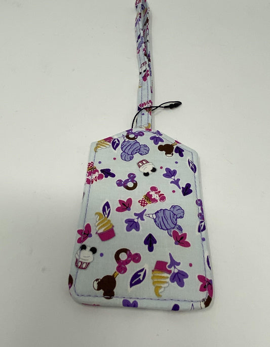 Disney Vera Bradley Luggage Tag Sweet Treat Ditsy - World of Treasures