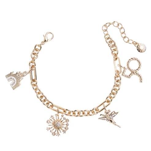 Walt Disney World 50th Anniversary Castle Tinker Bell Charm Baublebar Bracelet - World of Treasures