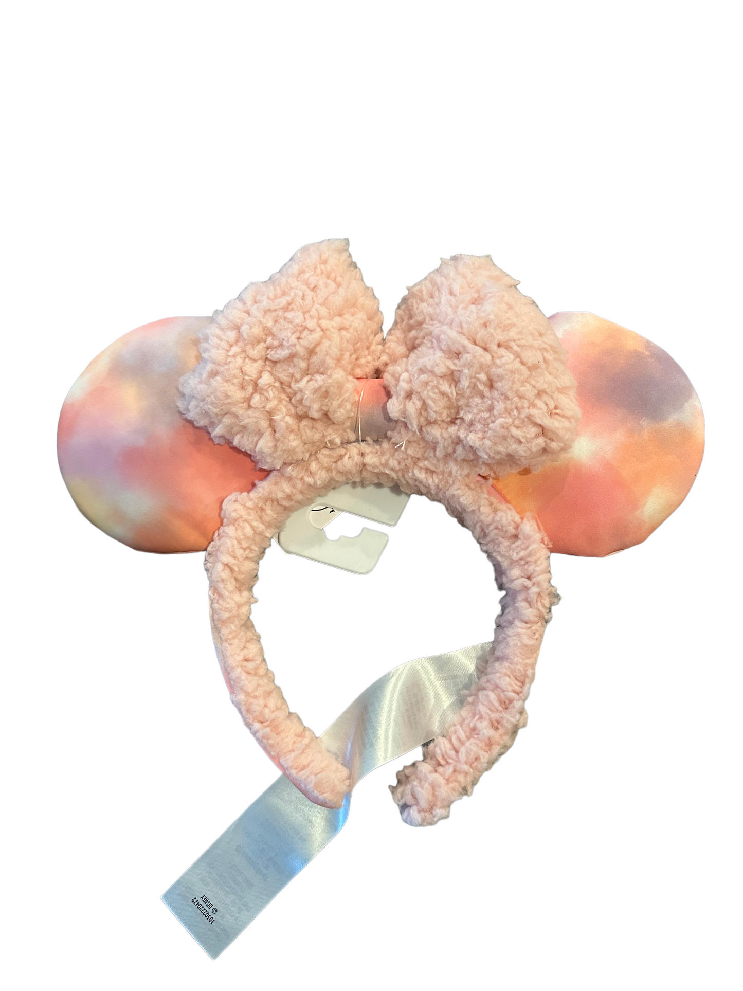 Disney Parks Tie Dye Sherpa Minnie Ear Headband