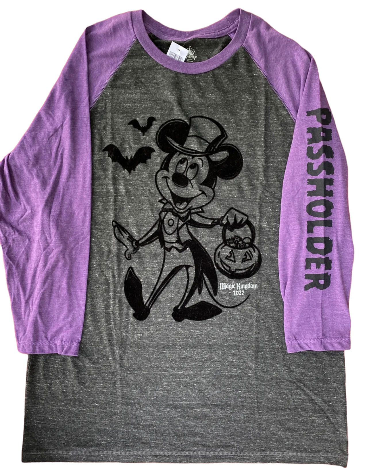 Disney Mickey’s Not So Scary Halloween Party 2022 Mickey Passholder Shirt Large