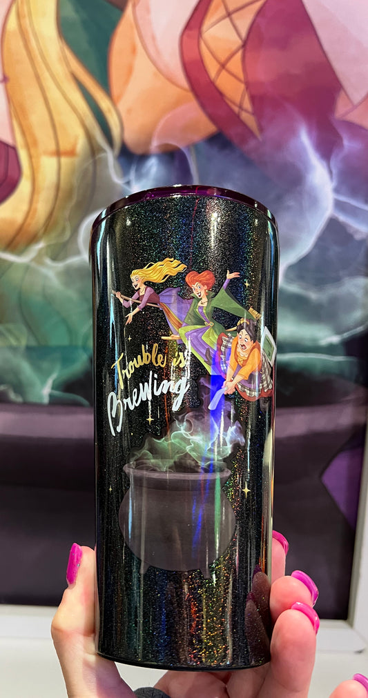 Disney Hocus Pocus Corkcicle Tumbler Cup with lid