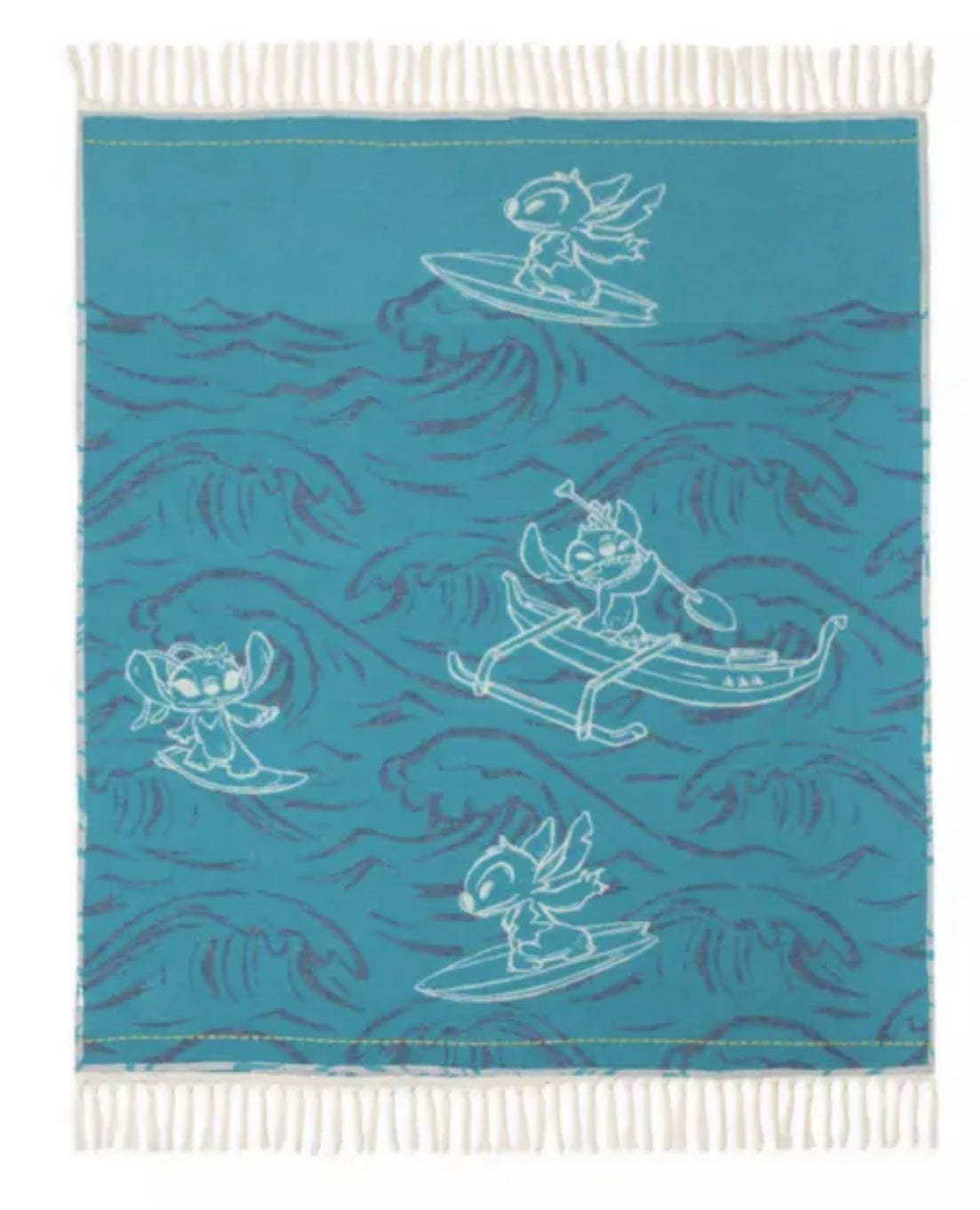 Disney Stitch Woven Blanket Throw