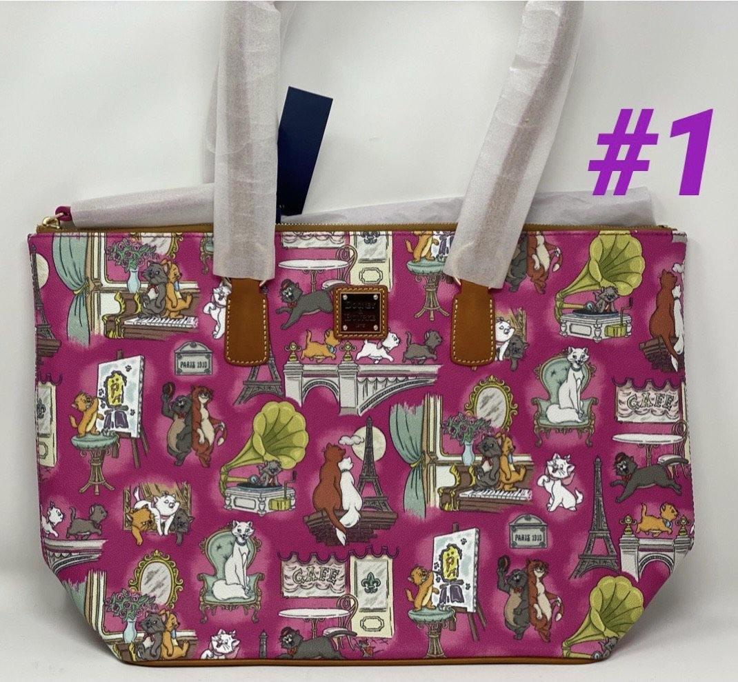 Disney Dooney & Bourke The Aristocrats Tote Bag Purse - World of Treasures