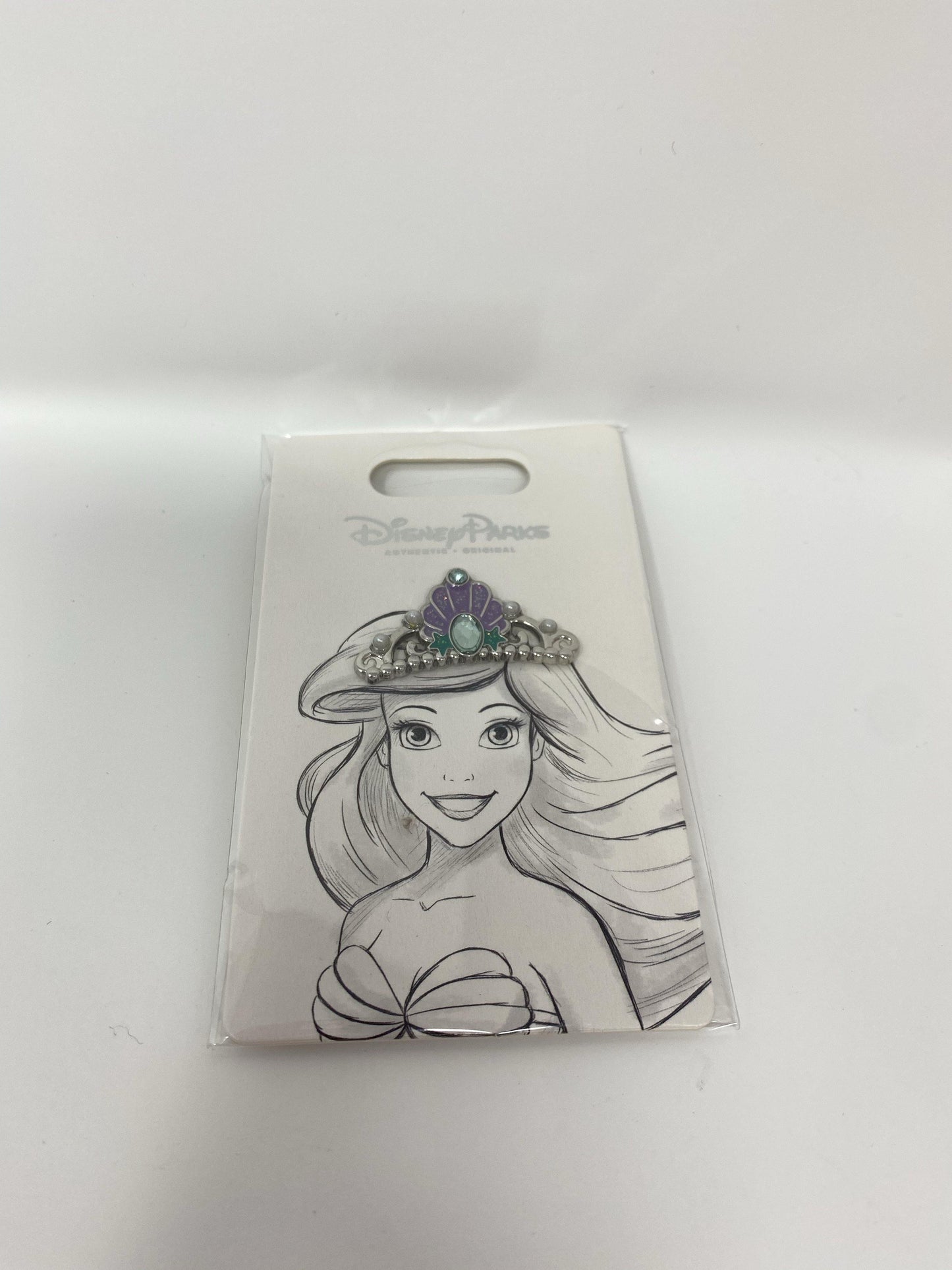 Disney Princess Ariel Tiara Crown Pin - World of Treasures