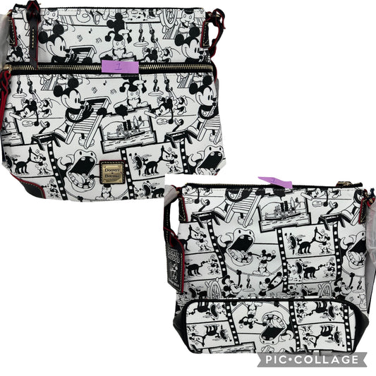 Disney Dooney & Bourke Mickey Mouse in Steamboat Willie Crossbody Bag Purse