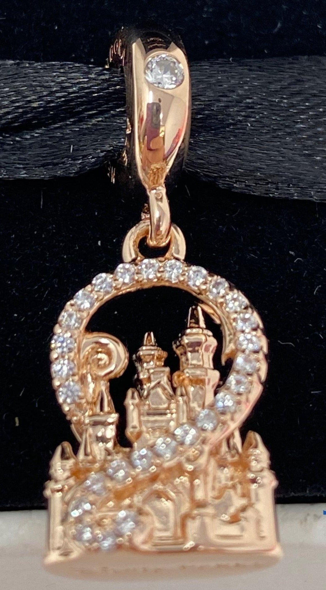 Disney Fantasyland Castle Charm by Pandora Jewelry – Rose Gold - World of Treasures