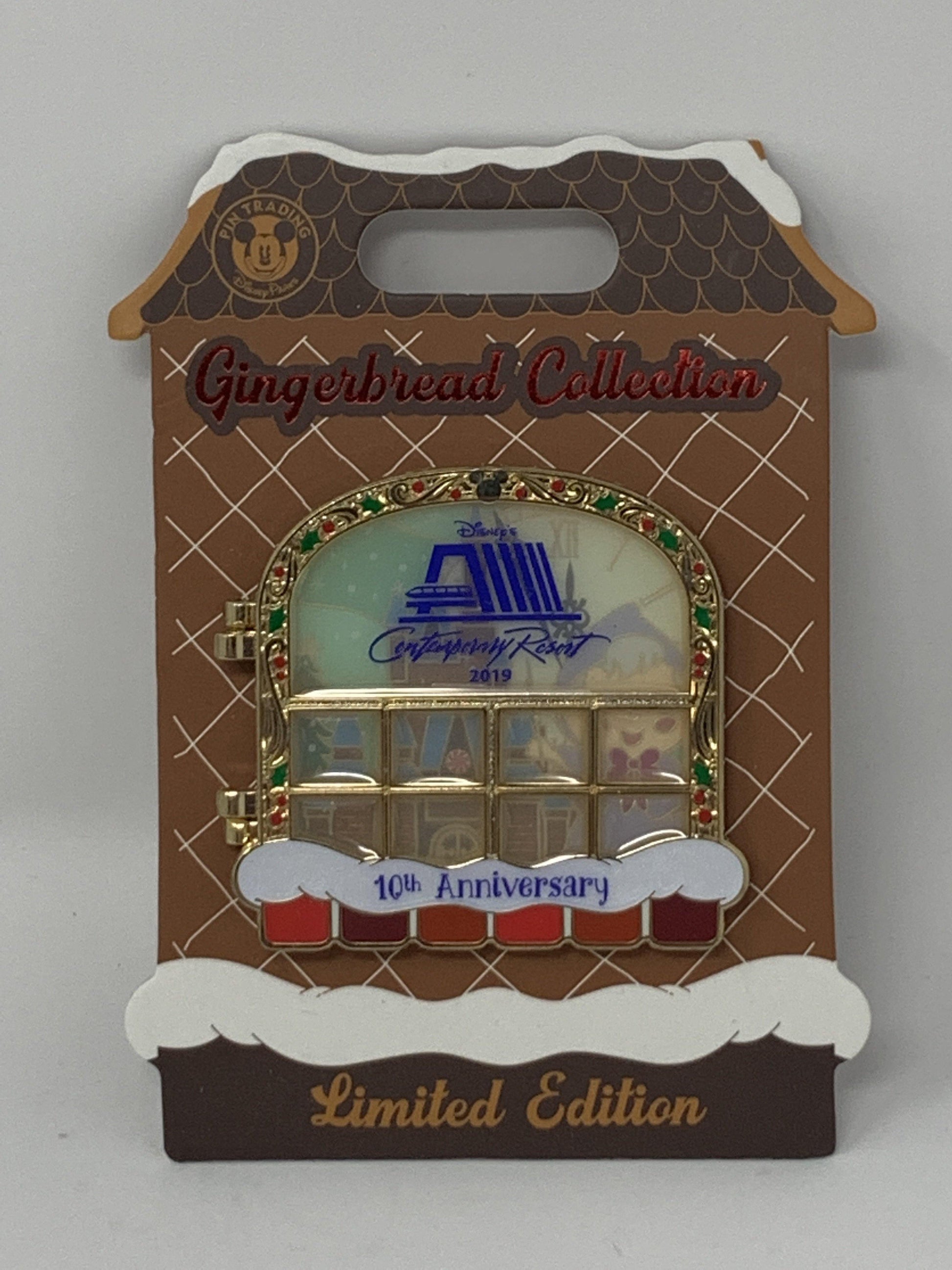 Disney Gingerbread House Pin - 2019 - World of Treasures