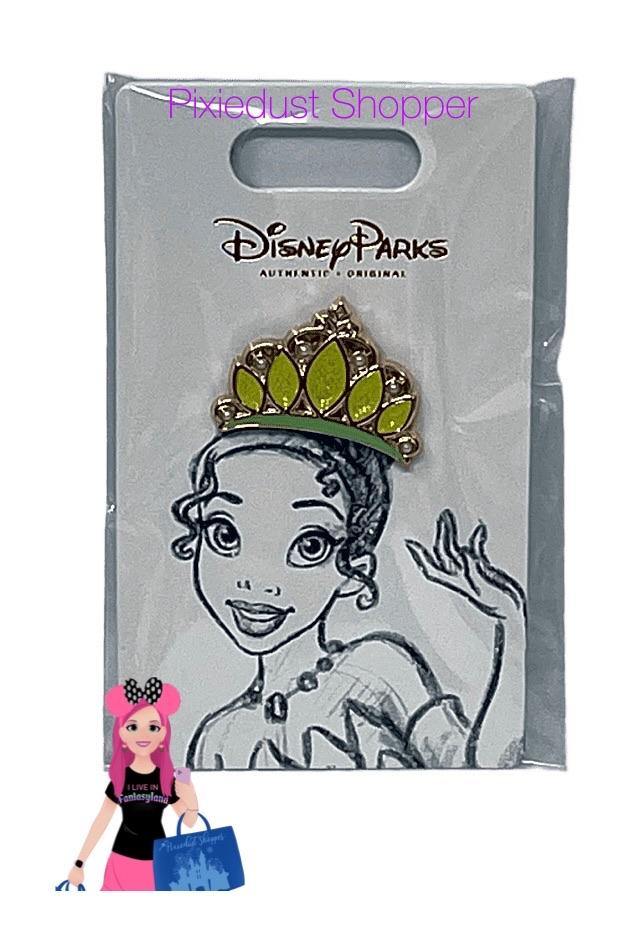 Disney Princess Tiana Tiara Crown Pin - World of Treasures