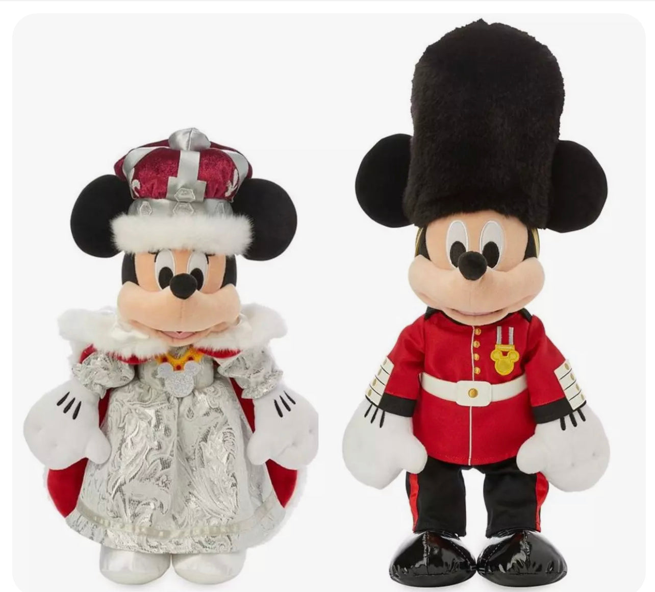 Queen 2024 Minnie and Mickey guard plush