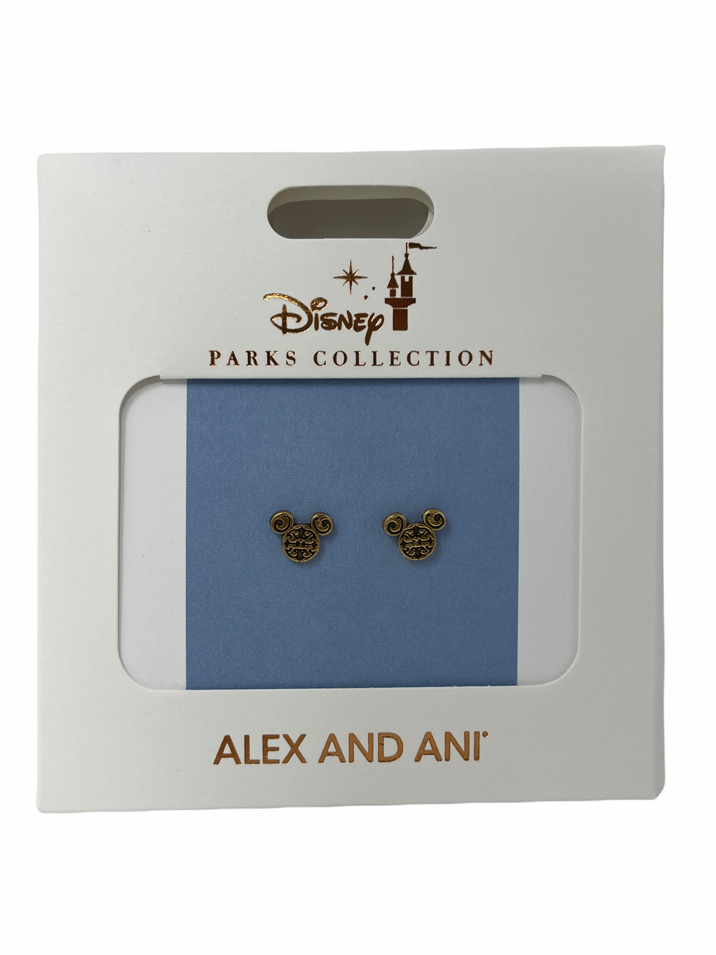 Mickey Swirl Post Earrings by Alex and Ani x Disney