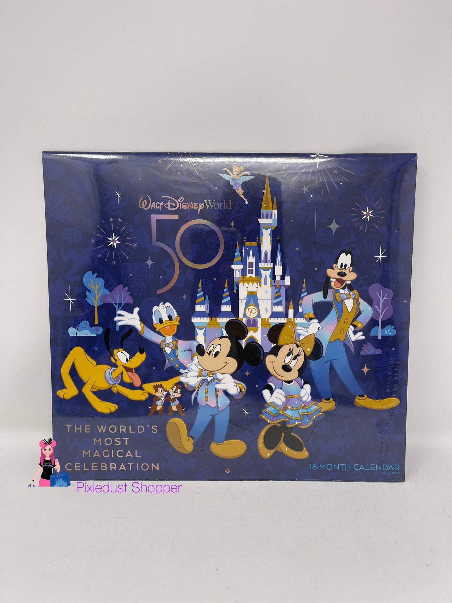 Walt Disney World 50th Anniversary 16 Month Calendar - World of Treasures