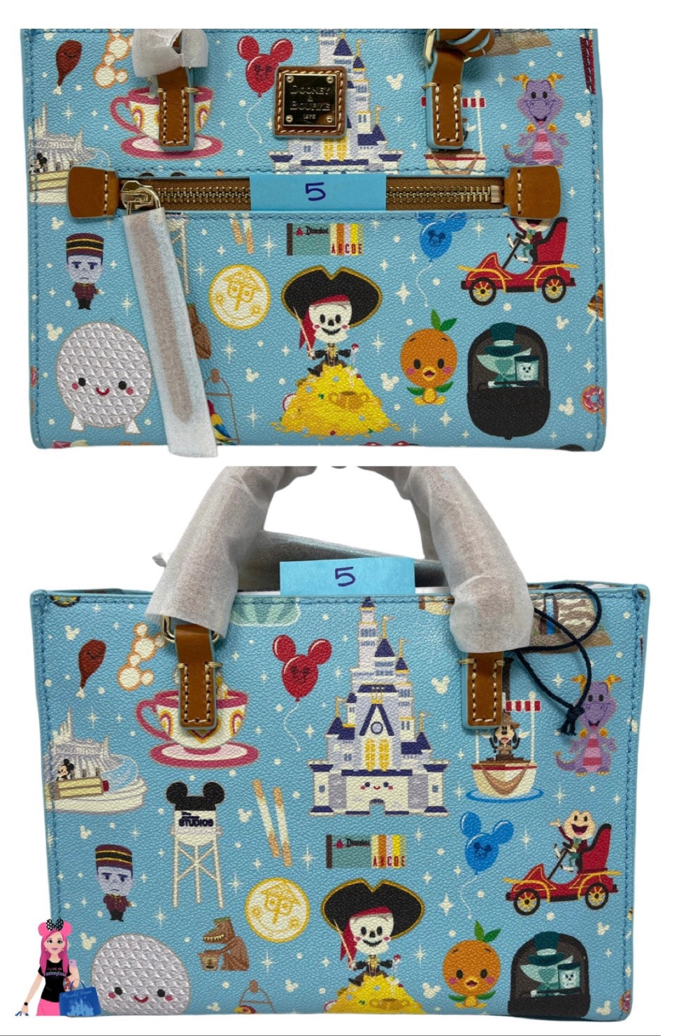 Disney Parks Dooney & Bourke Zip Crossbody Bag by Jerrod Maruyama