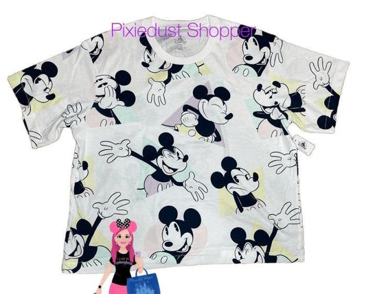 Disney Mickey Mouse Pastels T-Shirt for Women - World of Treasures