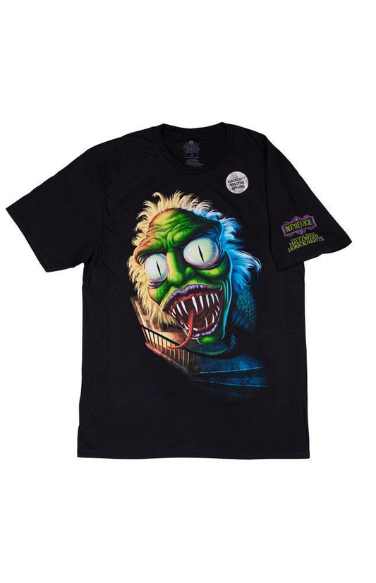 Universal Studios Halloween Horror Nights 2021 Beetlejuice Snake Adult Shirt - World of Treasures