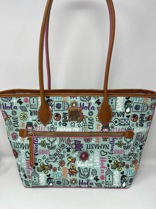 Disney It’s a Small World Dooney & Bourke Tote Bag Purse - World of Treasures