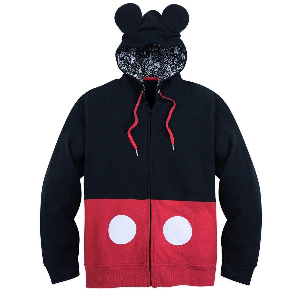 Disney I Am Mickey Mens Zip Up Hoodie Sweatshirt - World of Treasures