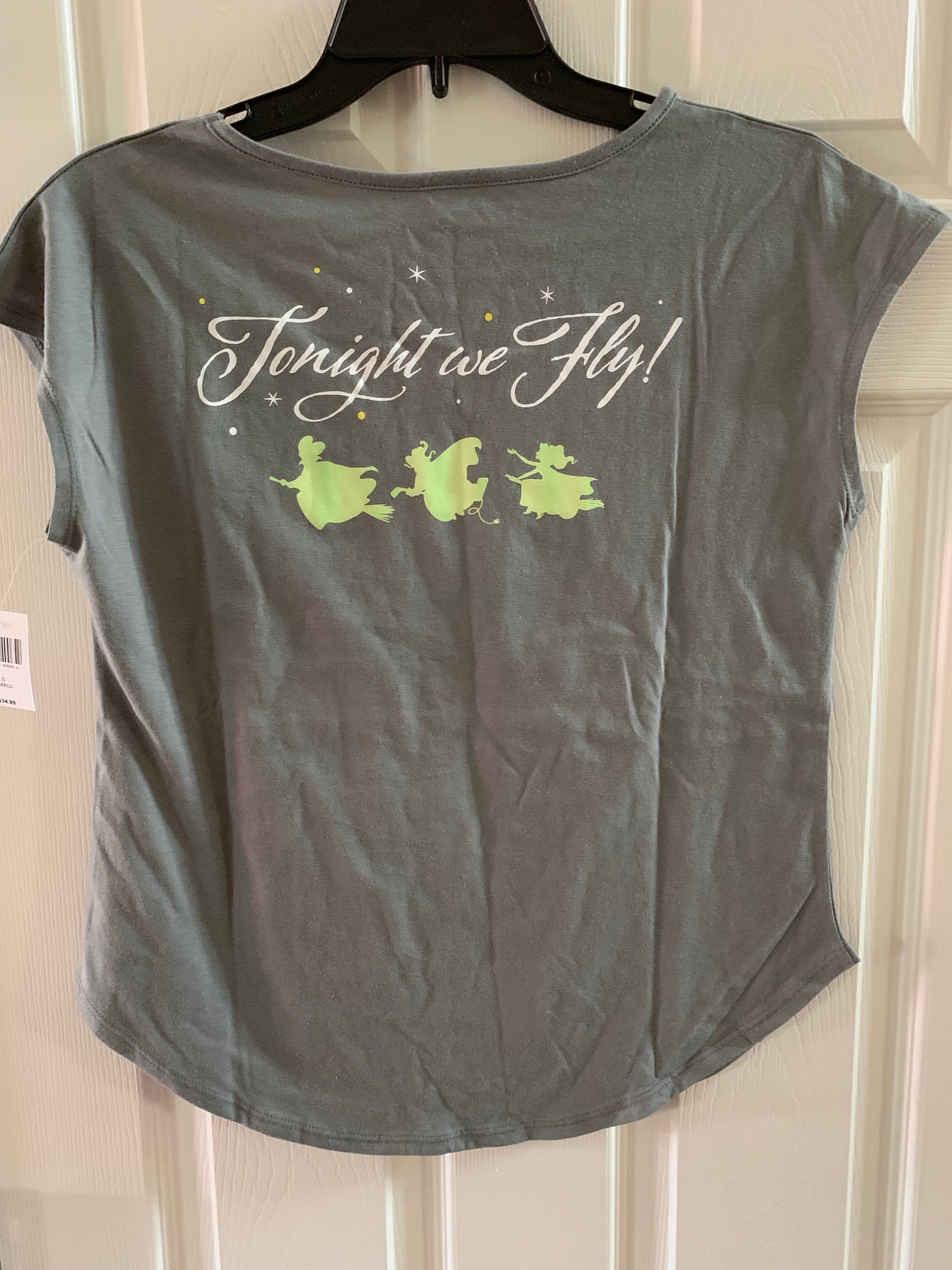 Disney MNSSHP Hocus Pocus Tonight We Fly Glow in the Dark Shirt