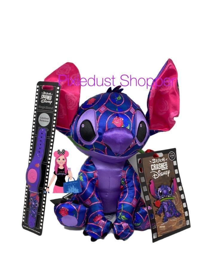 Stitch Crashes Disney MagicBand 2 – Beauty and the Beast – Limited Release - World of Treasures