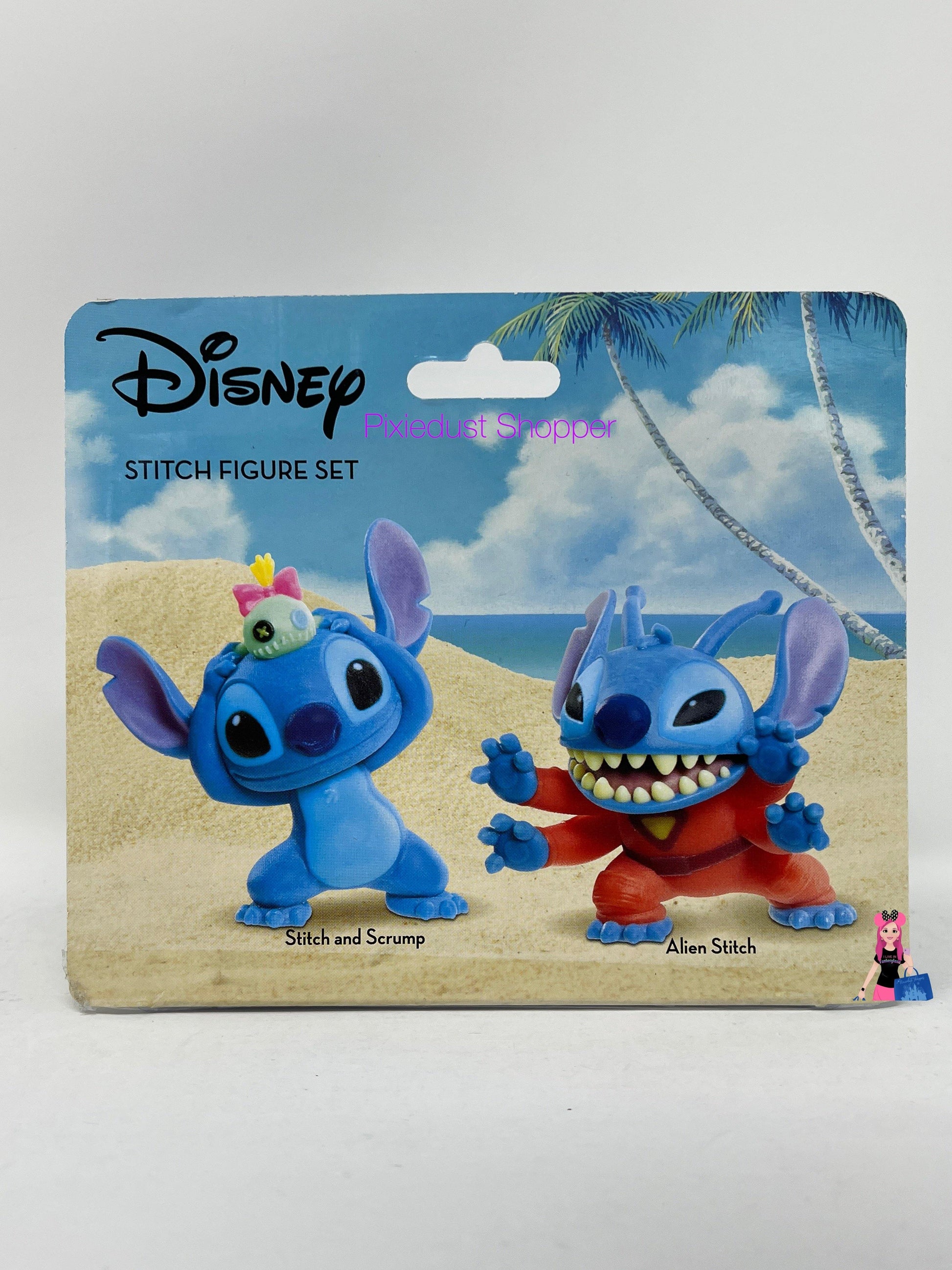 Disney Scrump & Alien Stitch Figure Set - World of Treasures