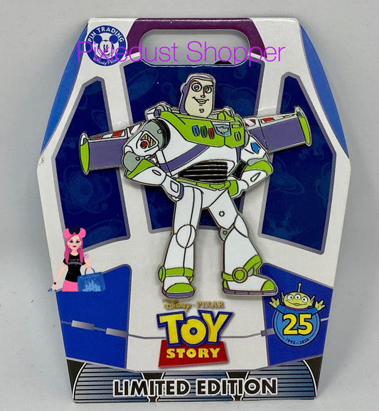 Disney Toy Story 25th Anniversary Buzz Lightyear Pin Limited Edition - World of Treasures