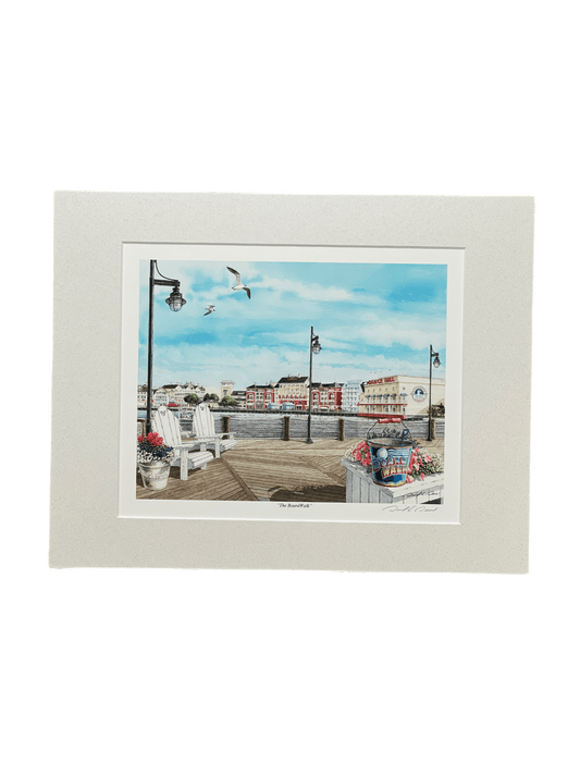 Disney Print “The Boardwalk” by David Doss 14x11” - World of Treasures