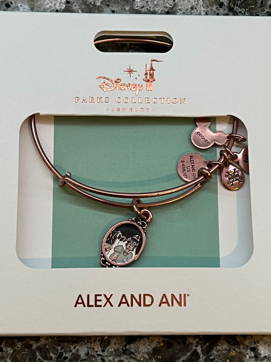 Disney The Haunted Mansion Bangle Bracelet by Alex and Ani – Rose Gold