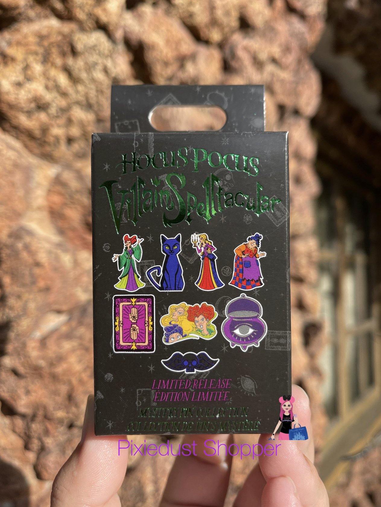 Disney Hocus Pocus Villain Spelltacular Mystery Pin Set Blind Pack – Limited Release - World of Treasures