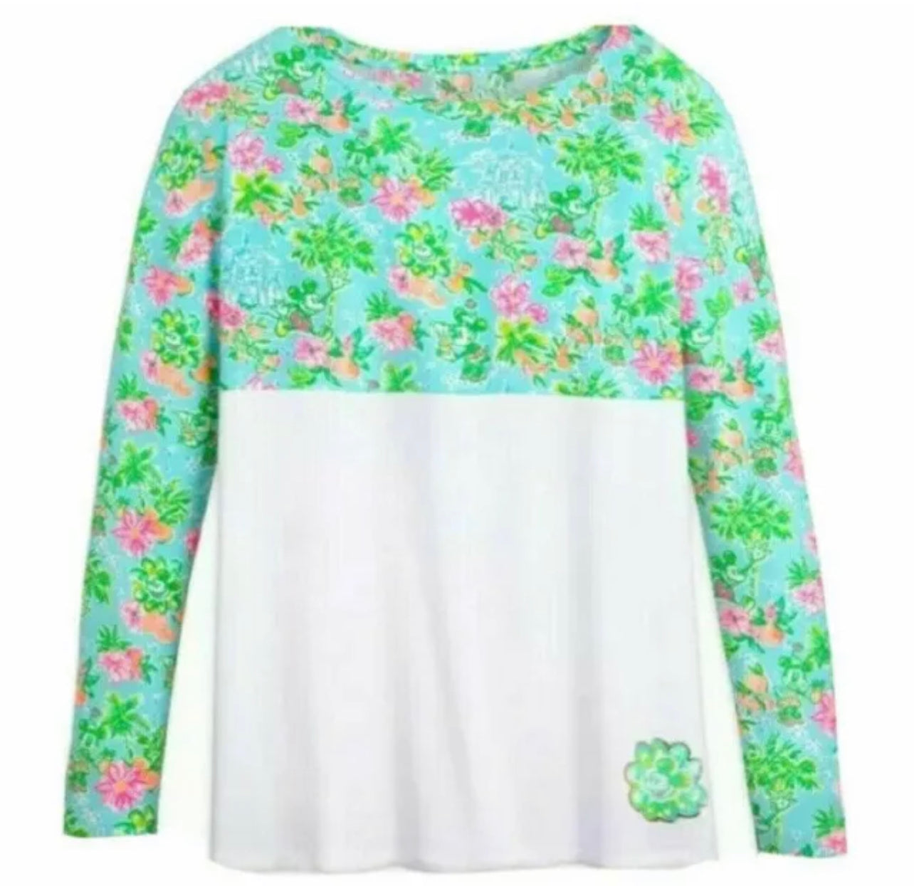 Disney X Lilly Pulitzer Finn Mickey Minnie long Sleeve Shirt