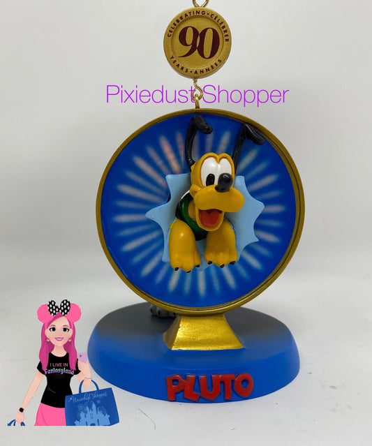 Disney Pluto 90 Years Legacy Sketchbook 10/12 Ornament - World of Treasures