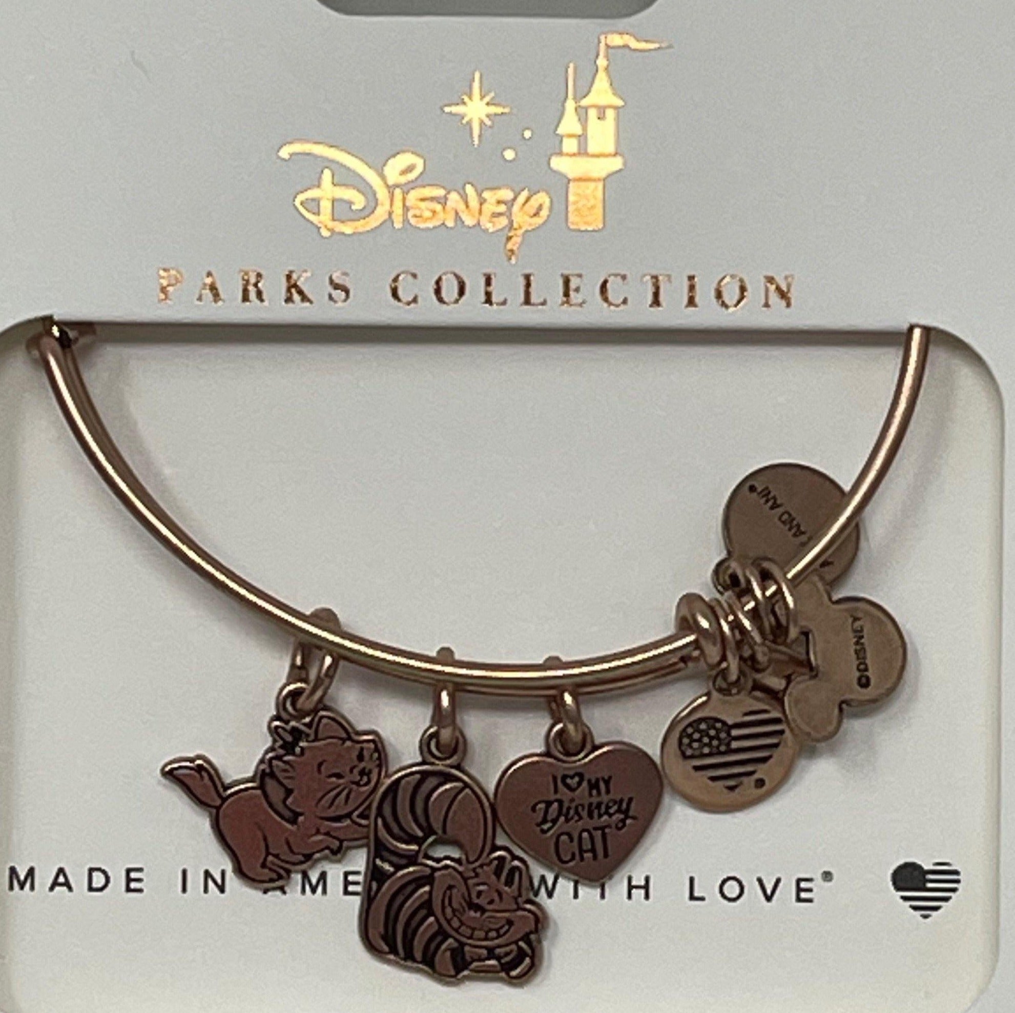 Disney Cats Bangle by Alex and Ani Cheshire and Marie World of Treasures