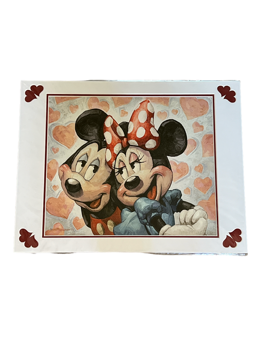 Disney “MM+MN=LOVE” Matted Print SIGNED by Greg McCullough