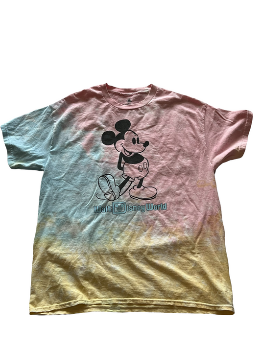 Walt Disney World Mickey Tie Dye Shirt Large