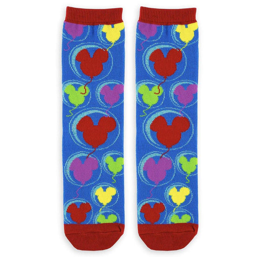 Disney Adult Sparkly Mickey Balloon Socks - World of Treasures