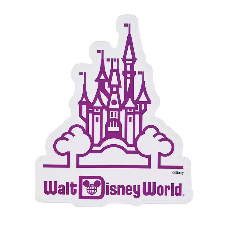 Walt Disney World 50th Anniversary Castle Sticker - World of Treasures