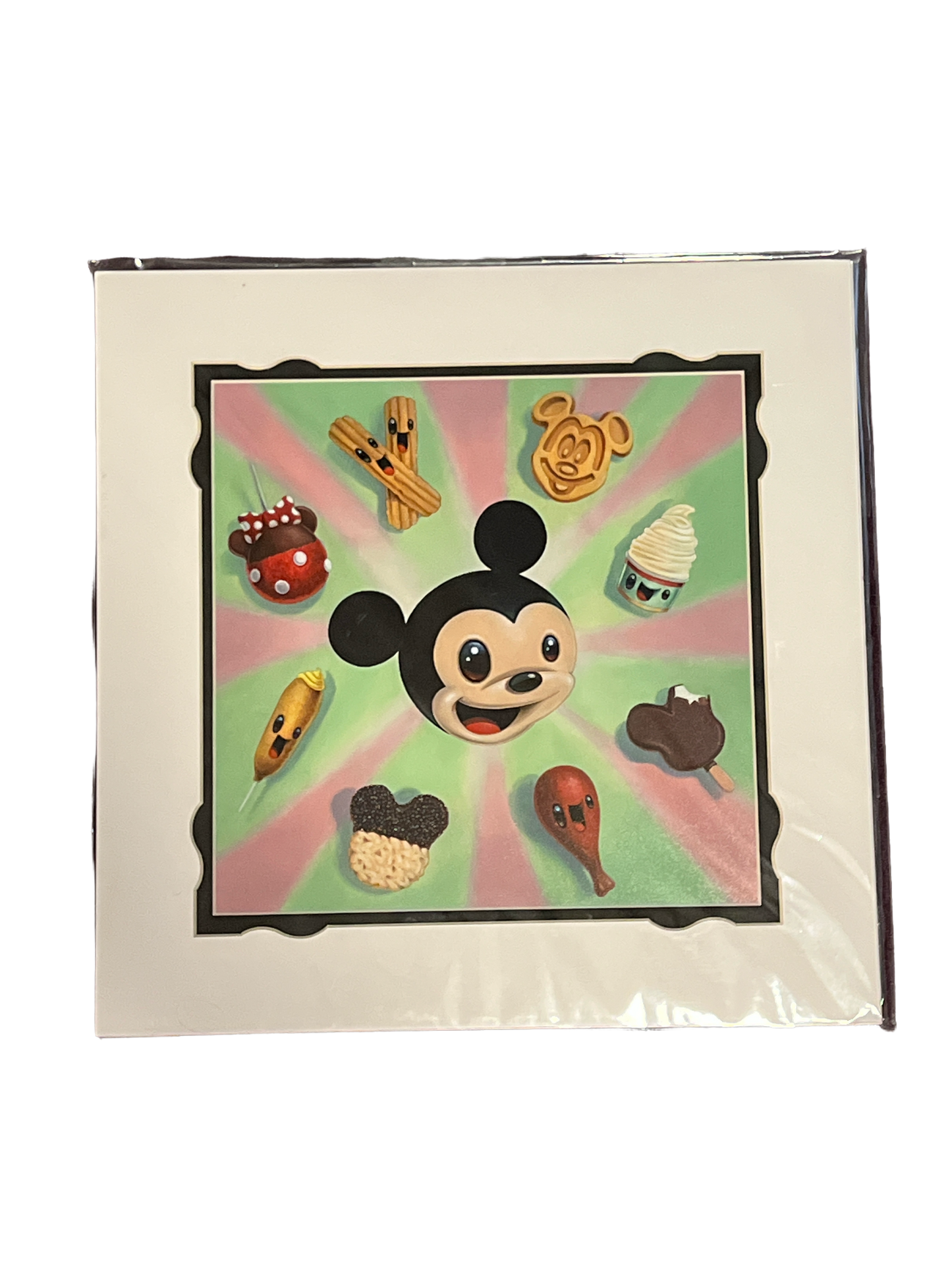 Disney Festival of Arts "Mickey Munch" Mickey Snacks by Kristin Tercek 14x14" Ma